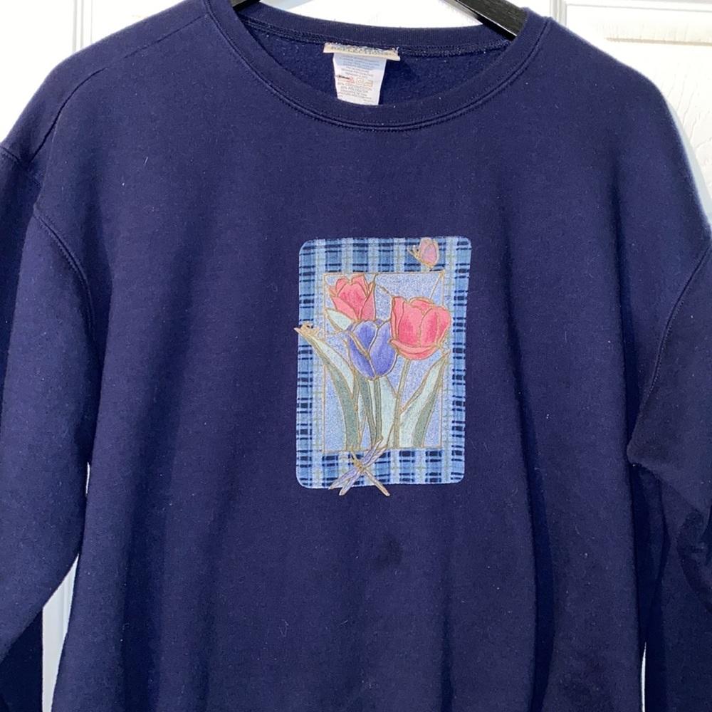 Vintage Northern Reflections Flower Sweater